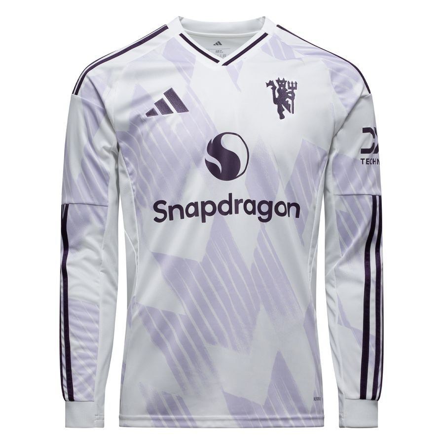 Kids' Manchester United 2025/26 Away Long Sleeve Jersey