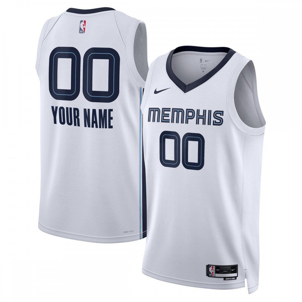 Men's Memphis Grizzlies 2022/23 White Swingman Jersey