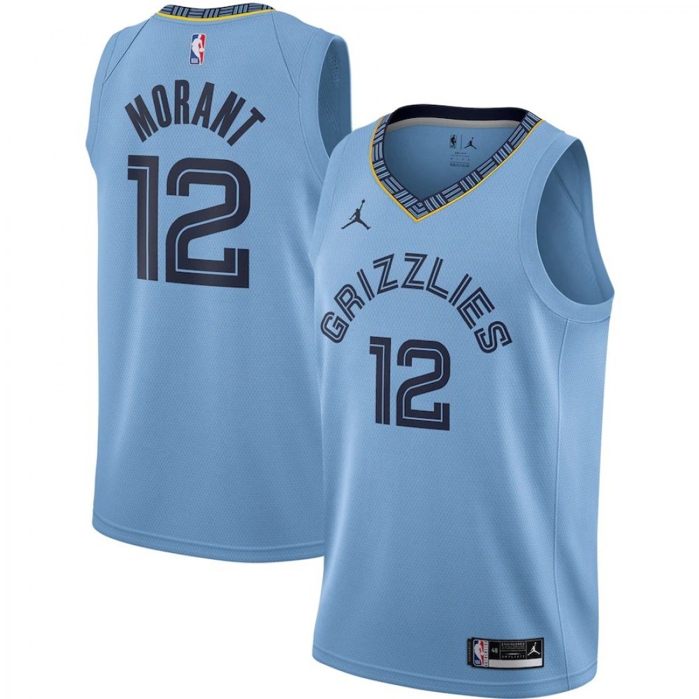 Kids' Memphis Grizzlies 2020/21 Light Statement Swingman Jersey