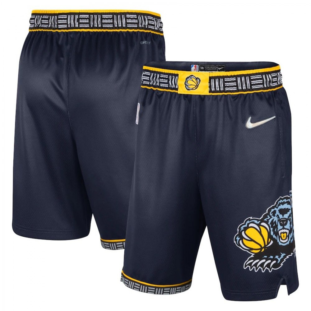 Men's Memphis Grizzlies 2021/22 Navy City Swingman Jersey