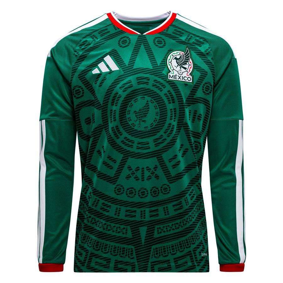 Kids' Mexico 2026 Home Long Sleeve Jersey