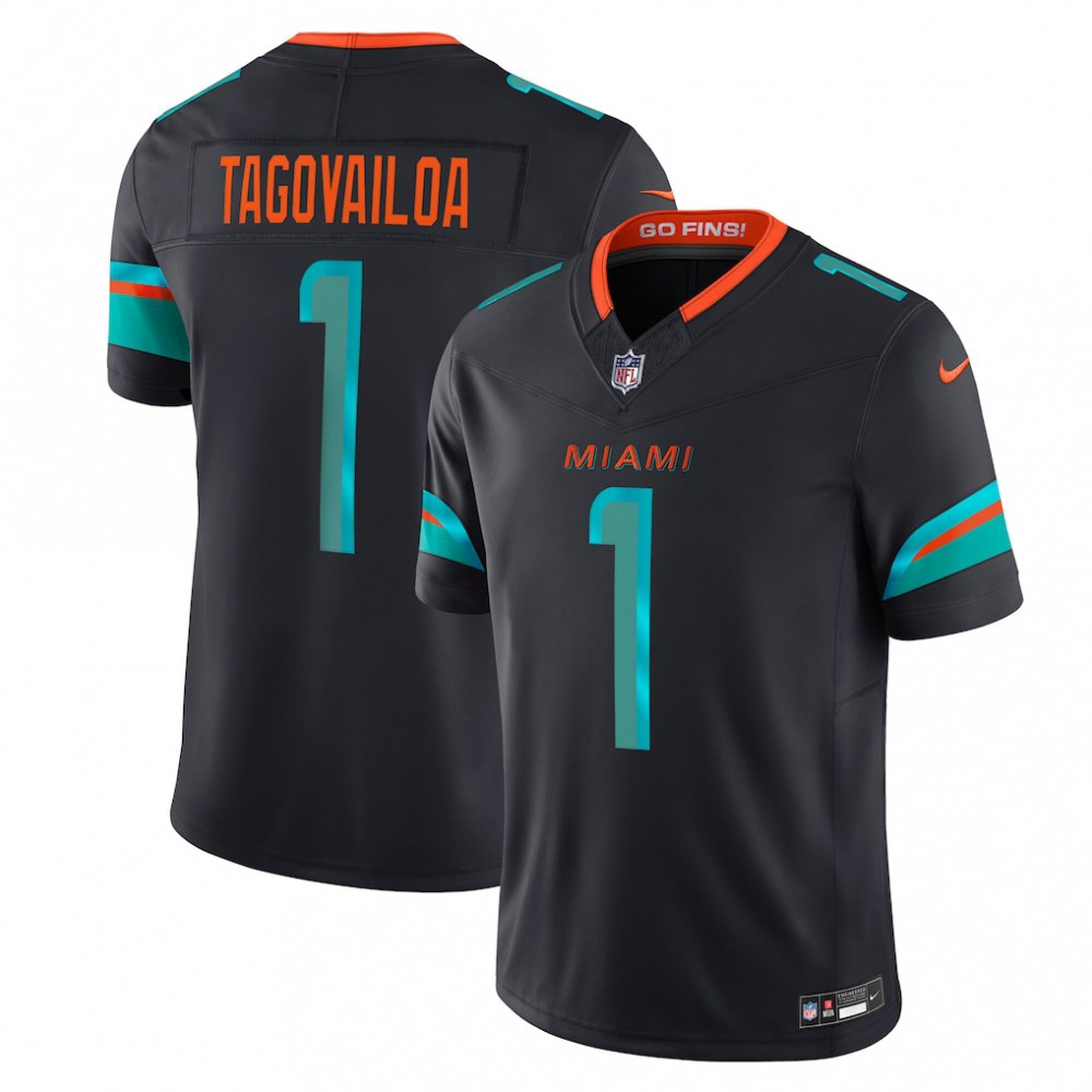 Men's Miami Dolphins 2025 Blue Rivalries Limited Jersey