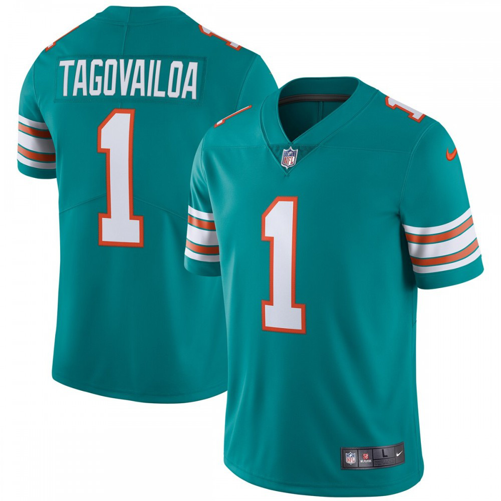 Men's Miami Dolphins Aqua Limited Jersey