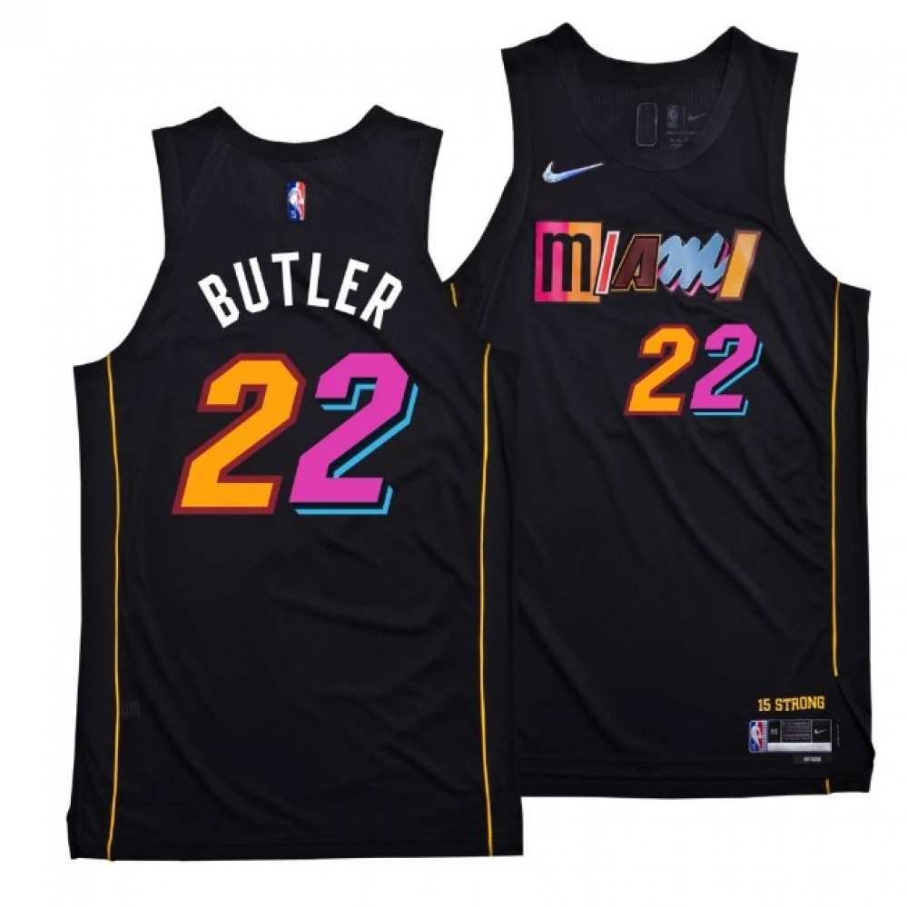 Kids' Miami Heat 2021/22 Black City Swingman Jersey