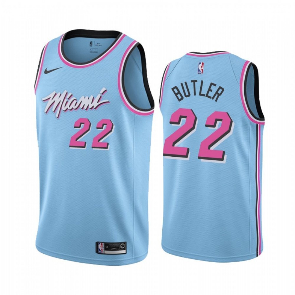 Kids' Miami Heat 2019/20 Blue City Swingman Jersey