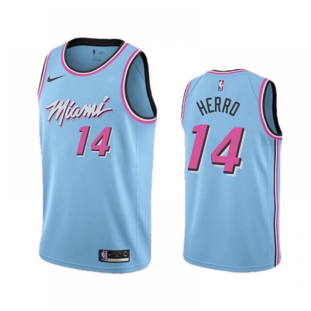 Kids' Miami Heat 2019/20 Blue City Swingman Jersey