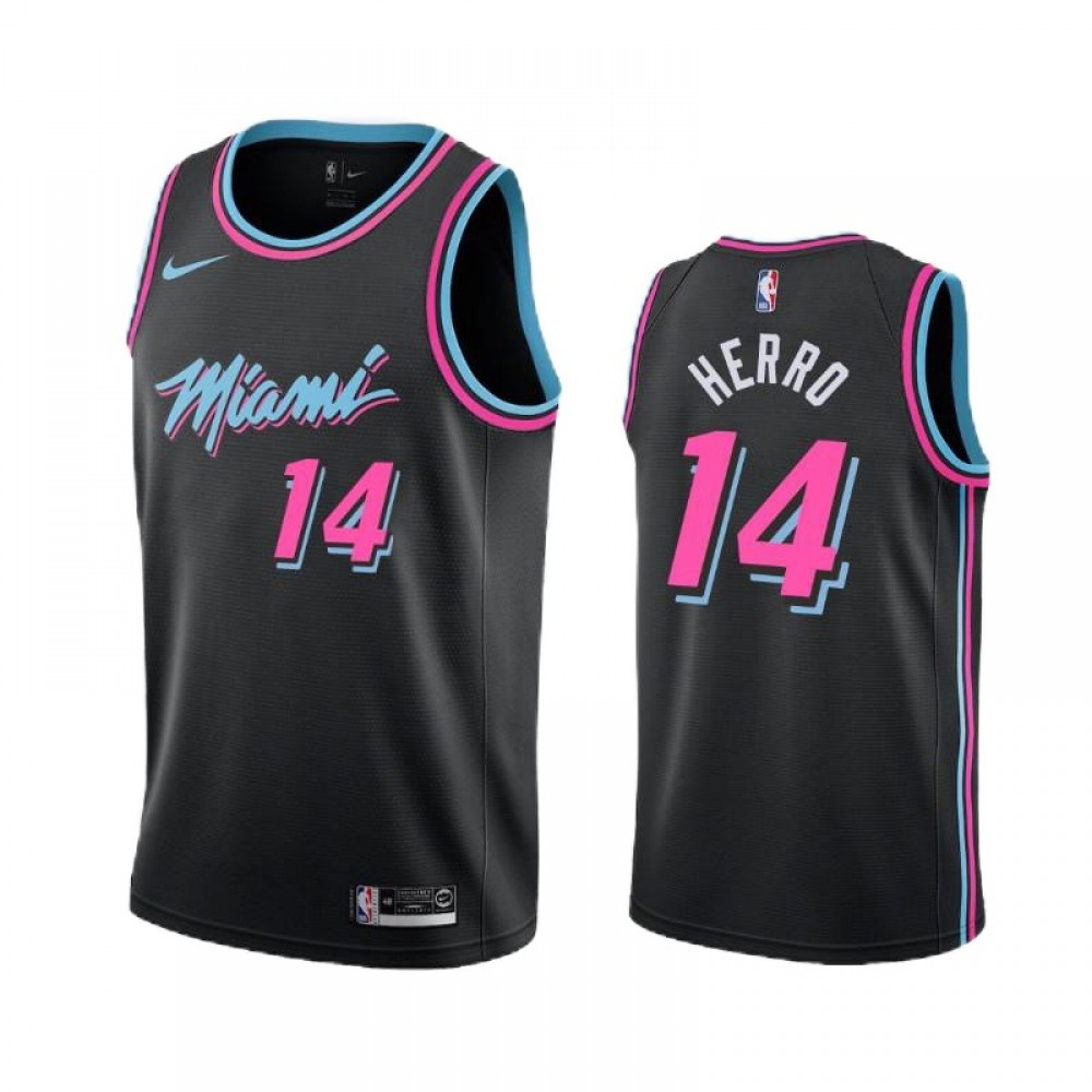 Kids' Miami Heat Black City Swingman Jersey