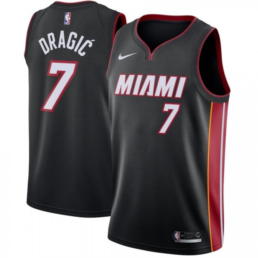 Men's Miami Heat Black Icon Swingman Jersey