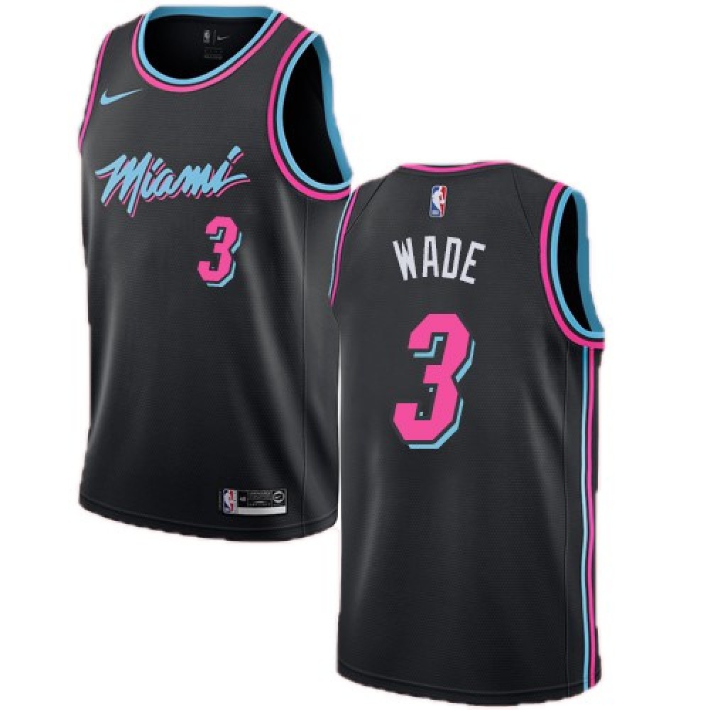 Men's Miami Heat Black City Swingman Jersey