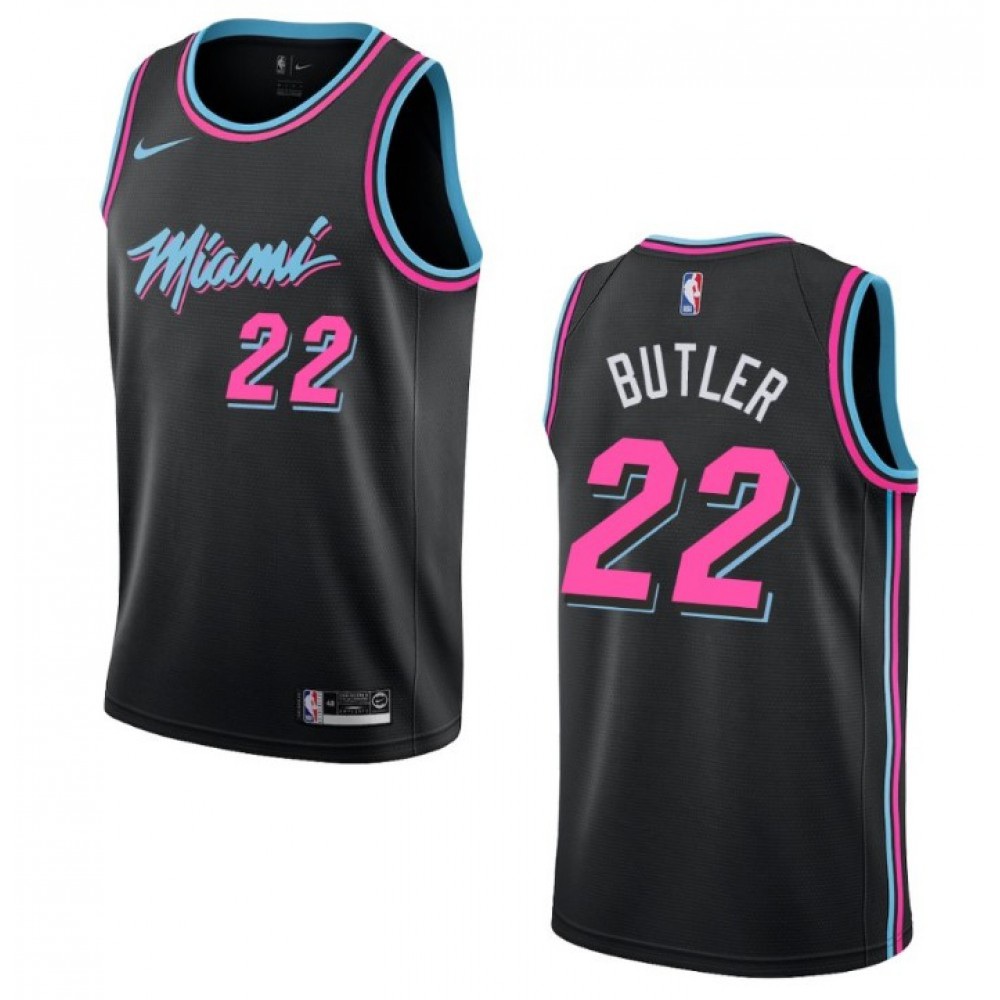 Kids' Miami Heat Black City Swingman Jersey