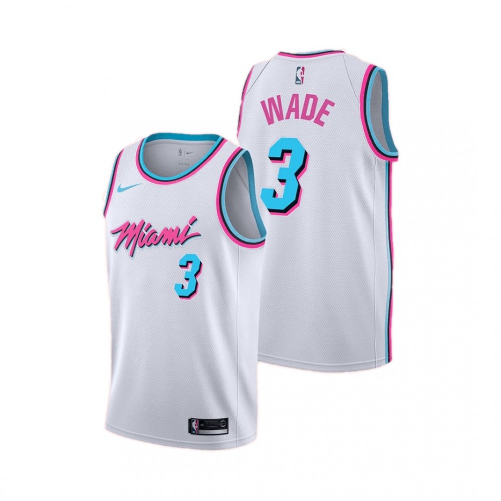 Men's Miami Heat White City Swingman Jersey