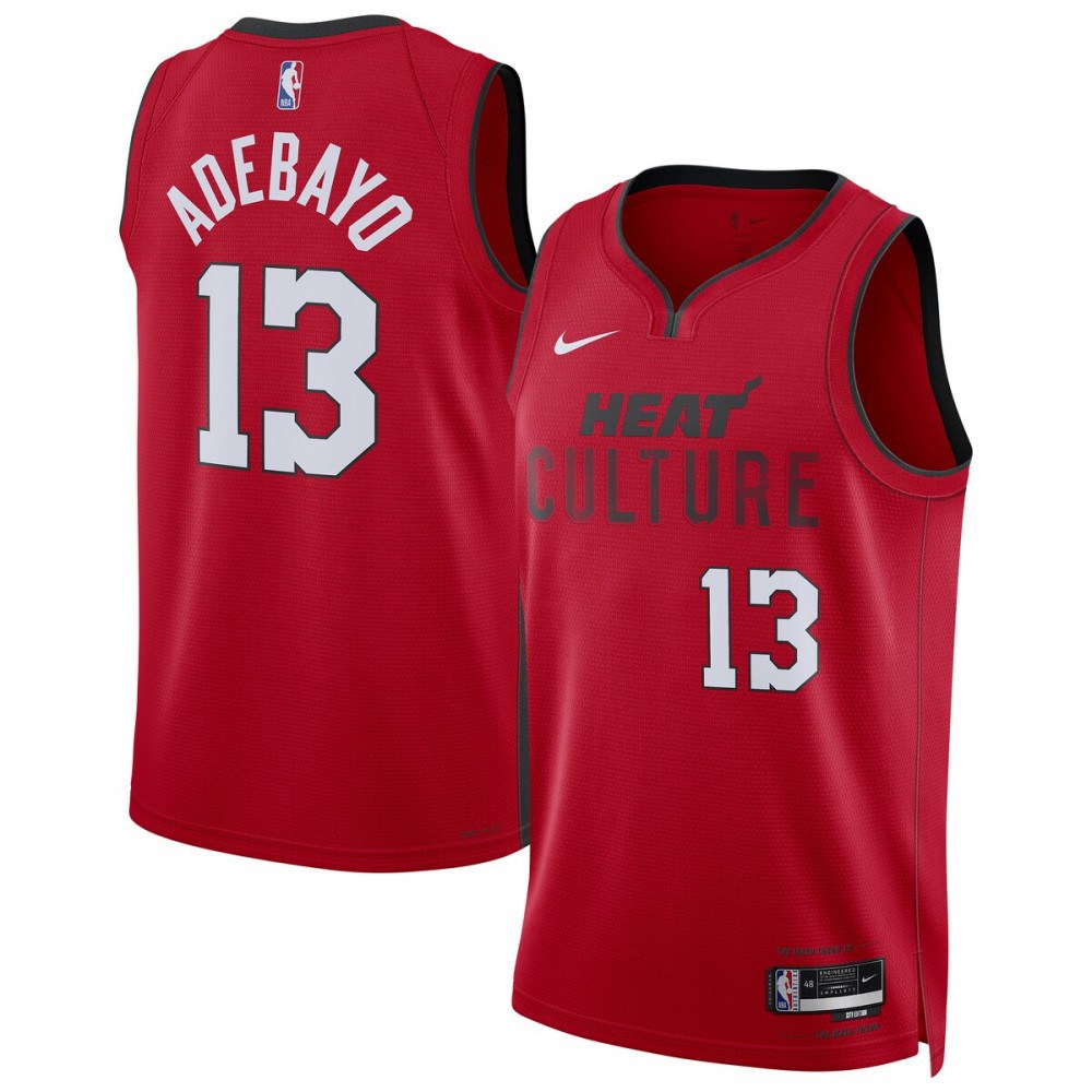 Kids' Miami Heat 2024/25 Red City Player Jersey
