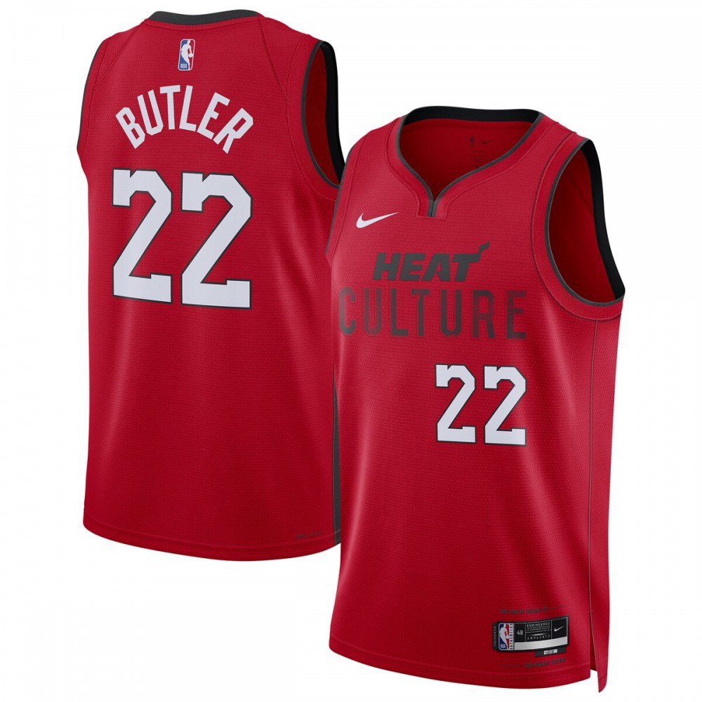Men's Miami Heat 2024/25 Red City Player Jersey