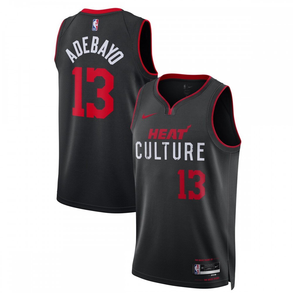 Kids' Miami Heat 2023/24 Black City Swingman Jersey