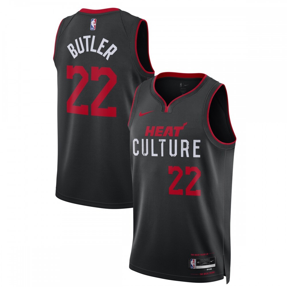 Men's Miami Heat 2023/24 Black City Swingman Jersey
