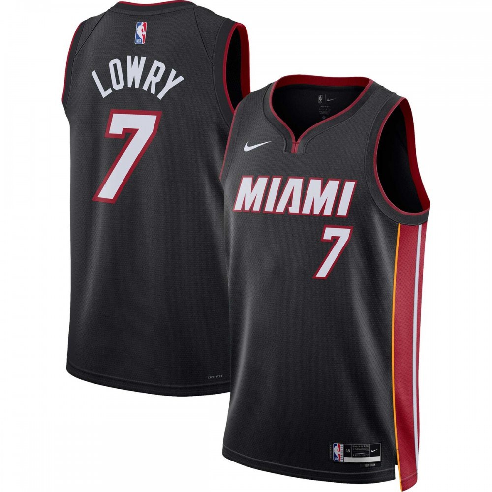 Men's Miami Heat 2022/23 Black Icon Swingman Jersey