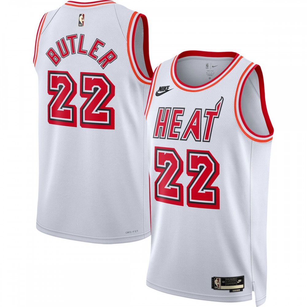 Women's Miami Heat 2022/23 White Classic Swingman Jersey