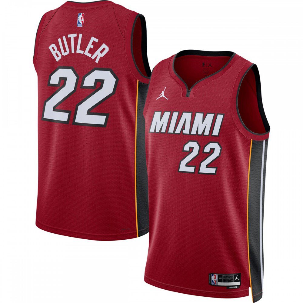 Kids' Miami Heat 2022/23 Red Statement Swingman Jersey