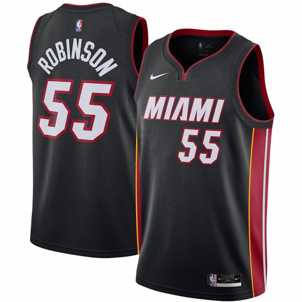 Women's Miami Heat 2020/21 Black Icon Swingman Jersey