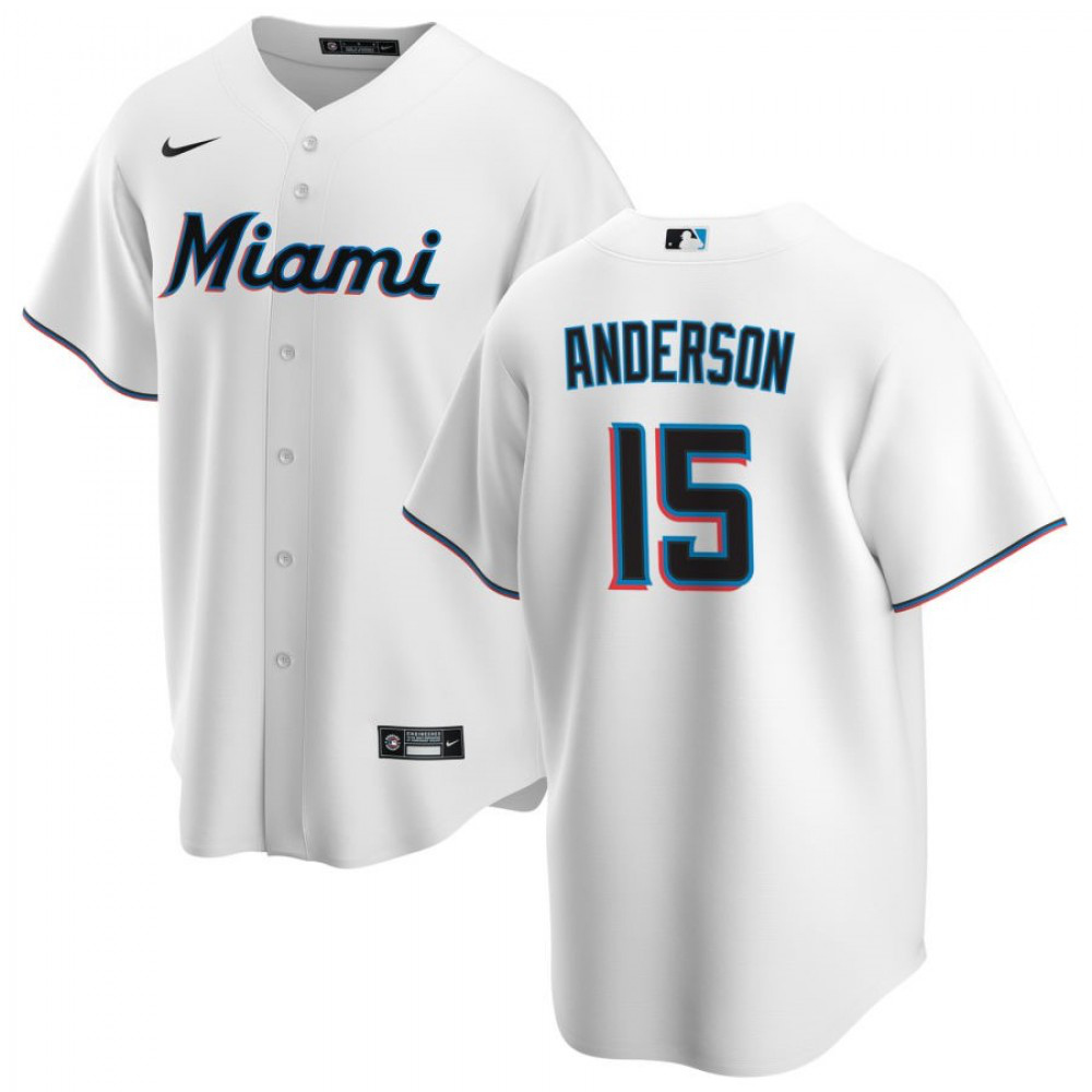 Men's Miami Marlins 2020 White Home Jersey