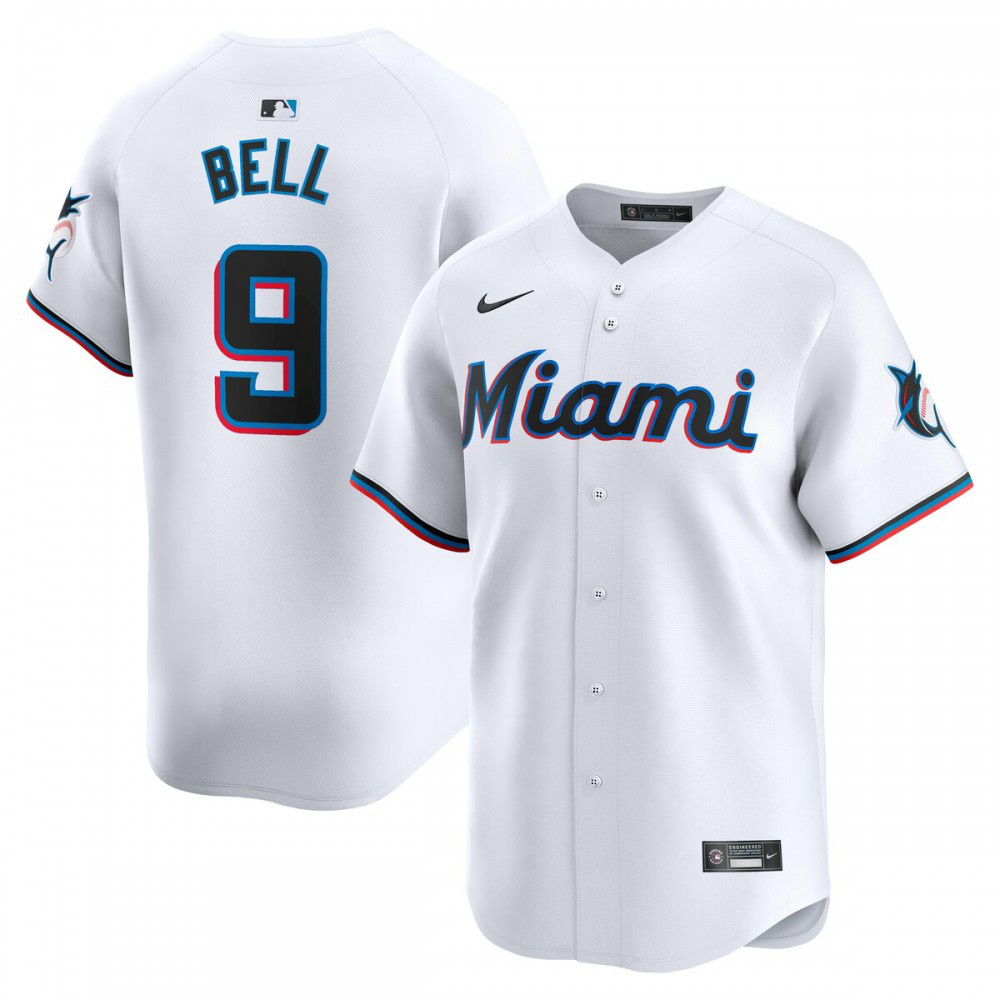 Kids' Miami Marlins White Limited Jersey