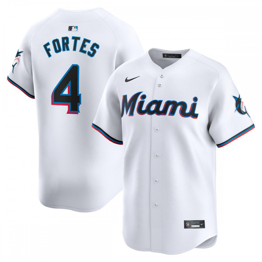 Women's Miami Marlins White Limited Jersey