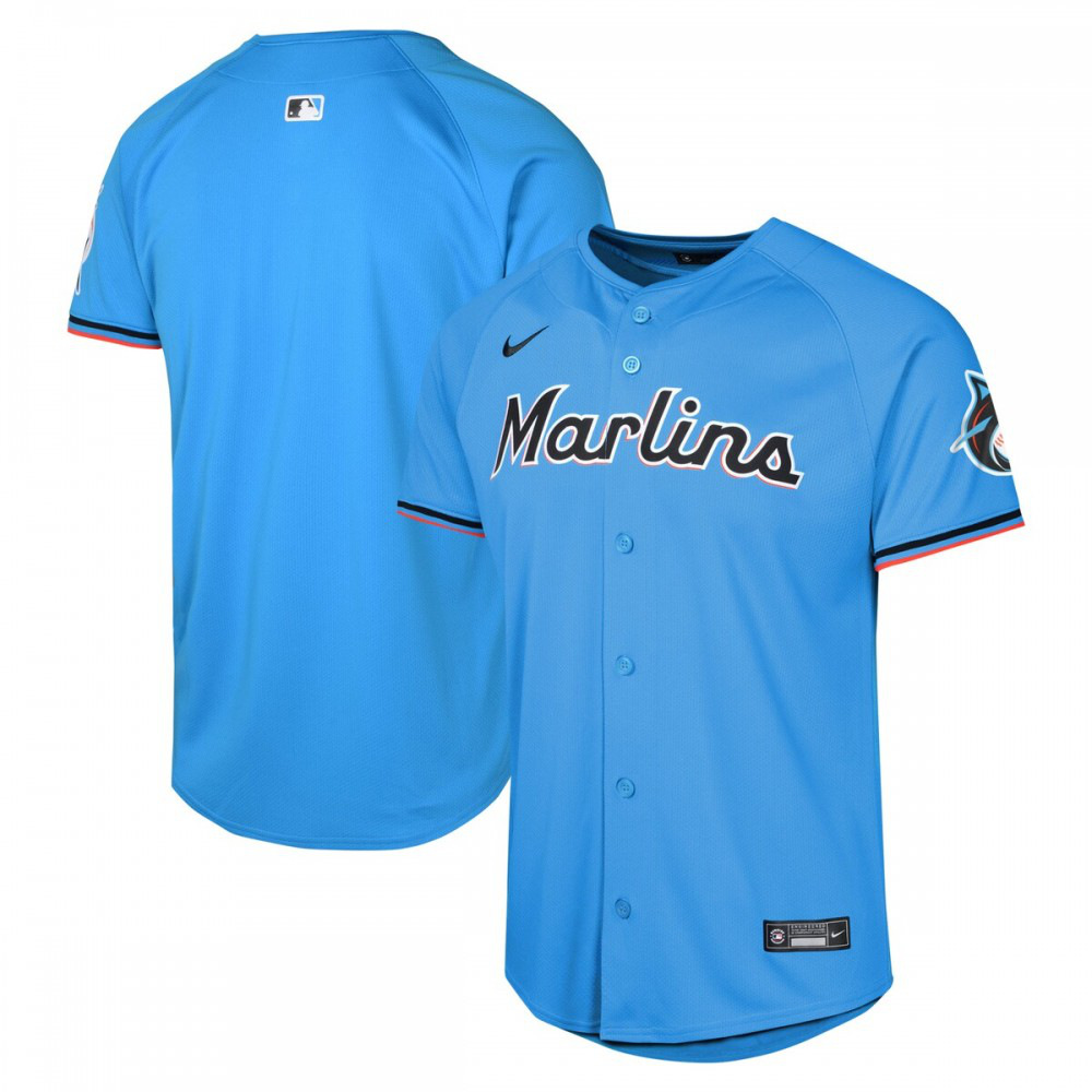 Women's Miami Marlins Blue Limited Jersey