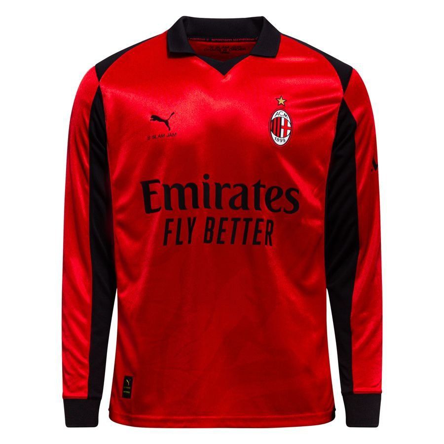 Kids' Milan X Slam 2025/26 Long Sleeve Jersey