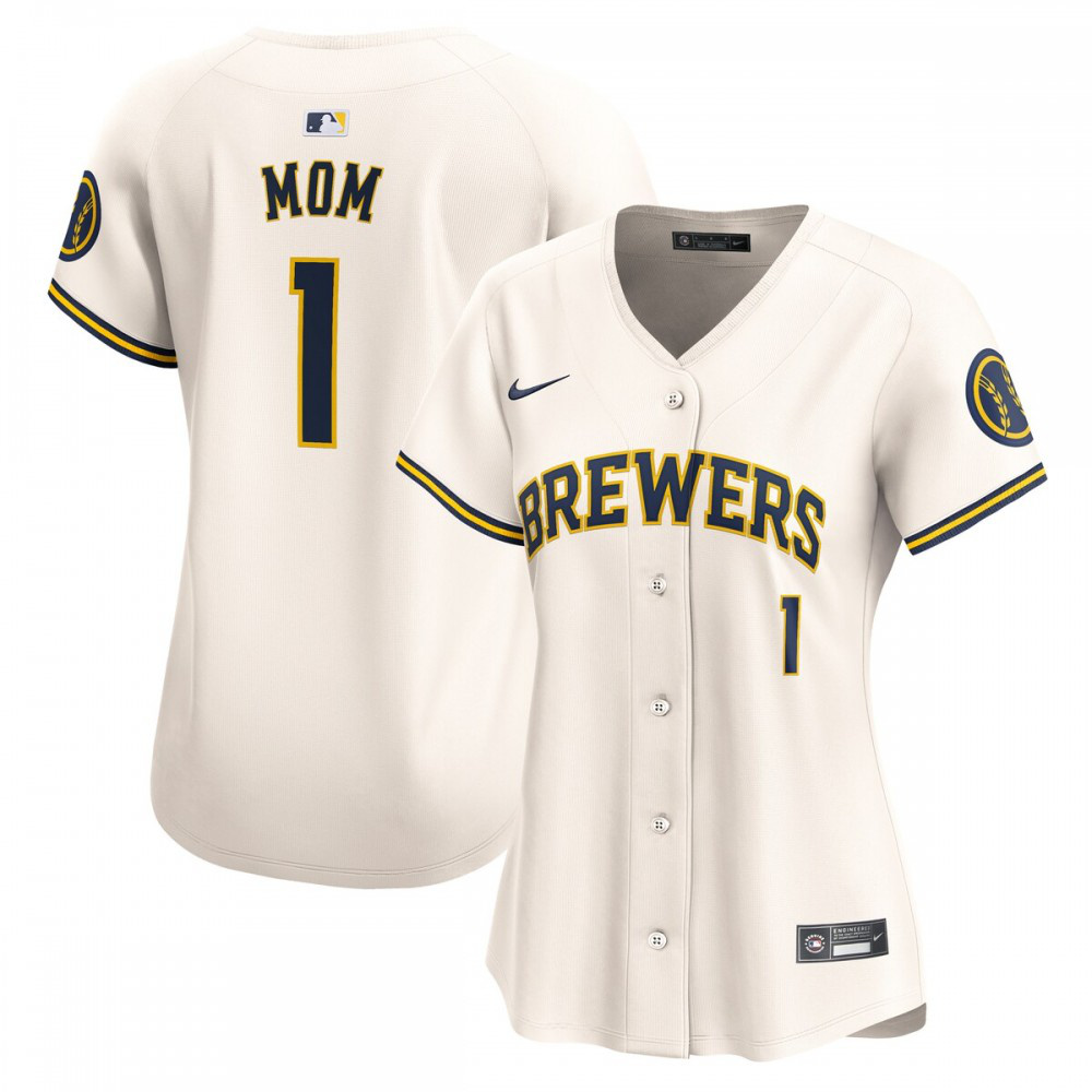 Women's Milwaukee Brewers Cream Limited Jersey