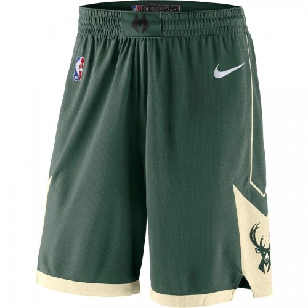Women's Milwaukee Bucks 2019/20 Green Icon Swingman Shorts