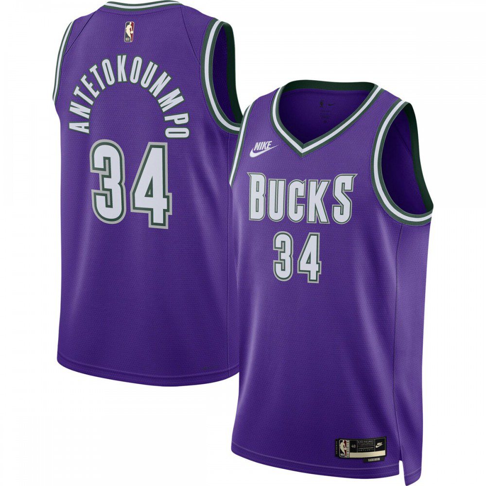 Women's Milwaukee Bucks 2022/23 Purple Classic Swingman Jersey