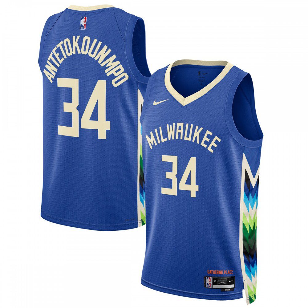 Women's Milwaukee Bucks 2022/23 Royal City Swingman Jersey