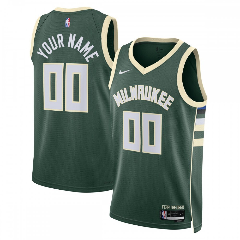Women's Milwaukee Bucks 2022/23 Hunter Icon Swingman Jersey