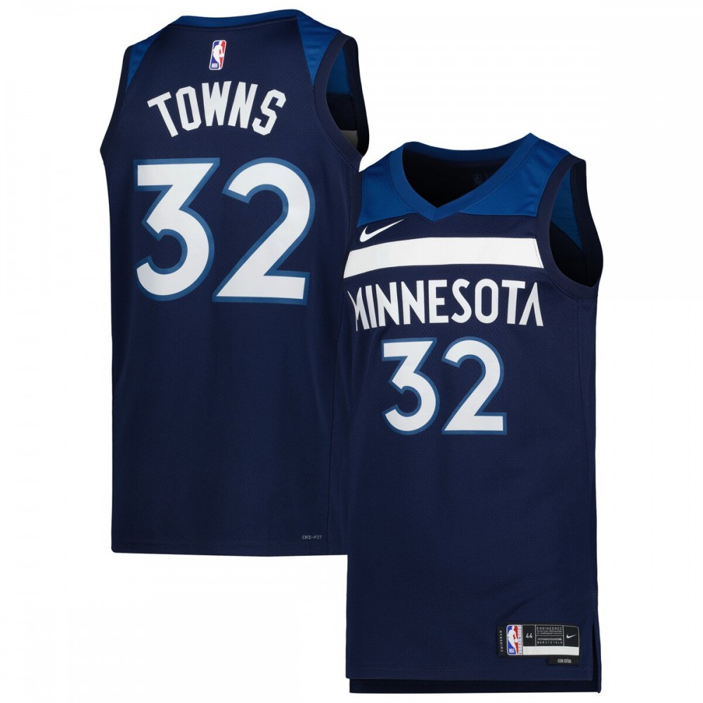 Women's Minnesota Timberwolves 2022/23 Navy Icon Swingman Jersey