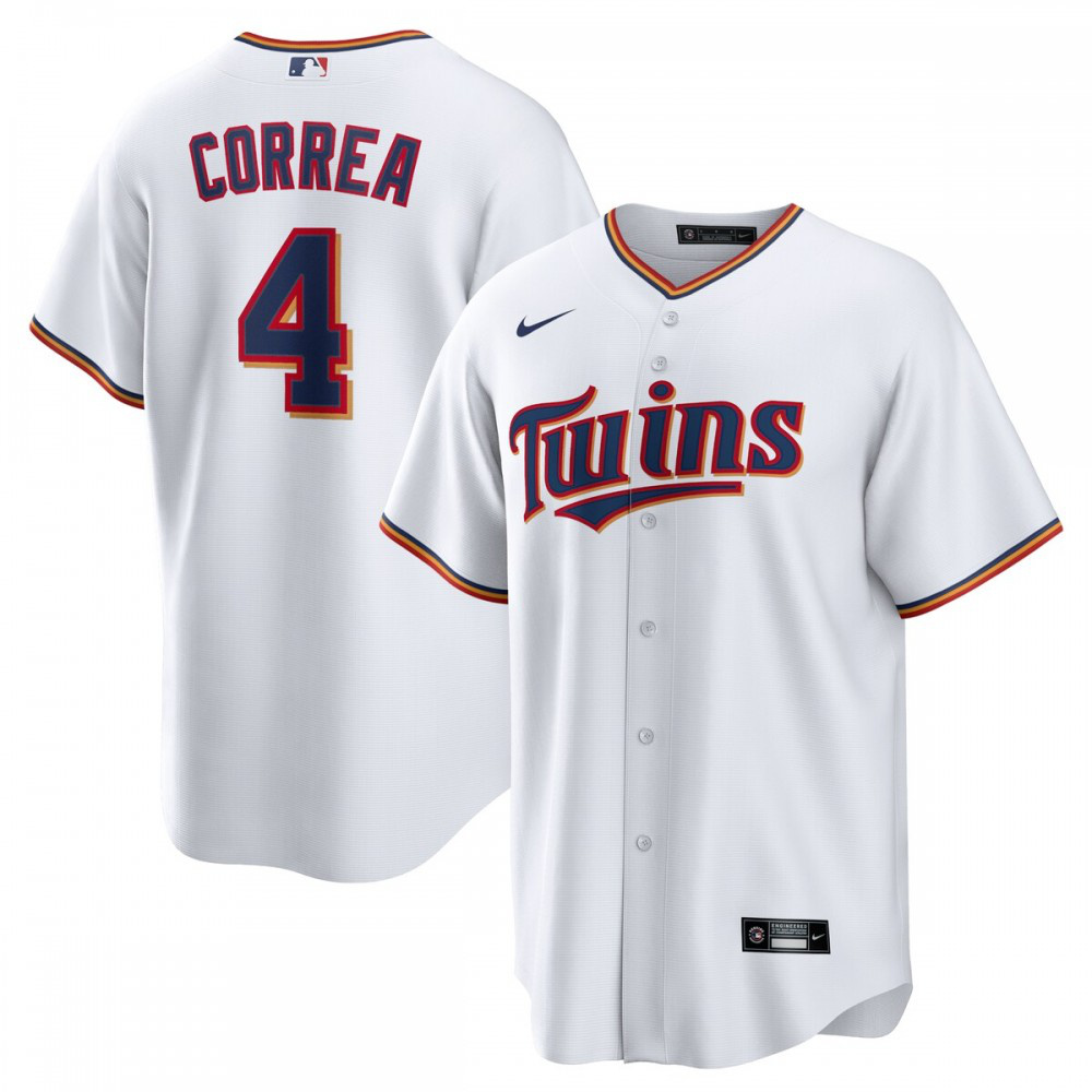Kids' Minnesota Twins White Player Jersey