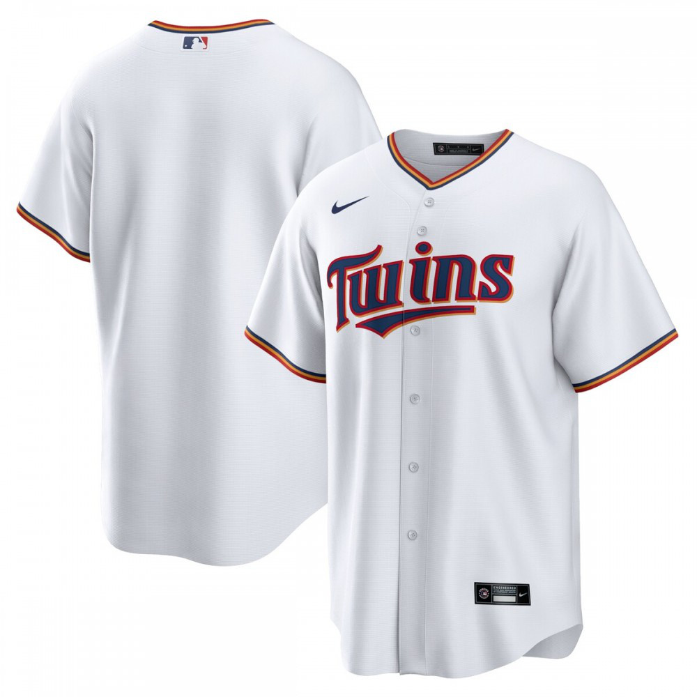 Men's Minnesota Twins White Replica Jersey