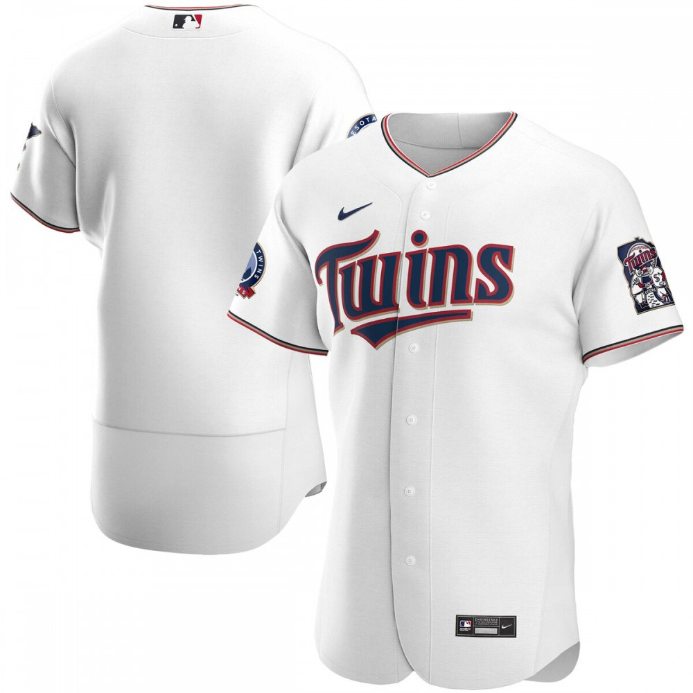 Men's Minnesota Twins White Home Jersey