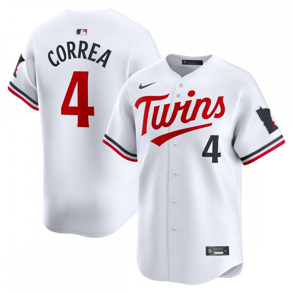 Men's Minnesota Twins White Limited Jersey