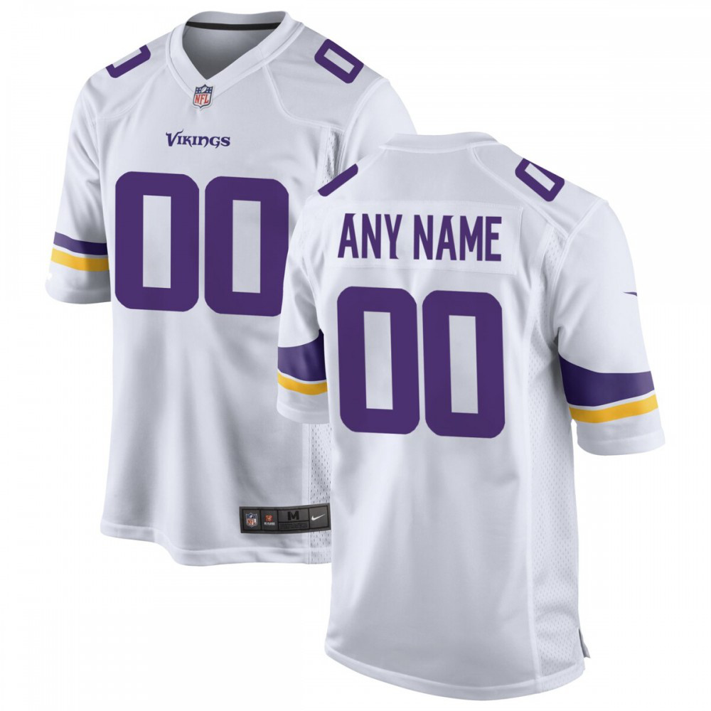 Men's Minnesota Vikings White Game Jersey