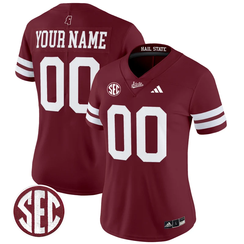 Kids' Mississippi State Bulldogs Maroon Replica Jersey