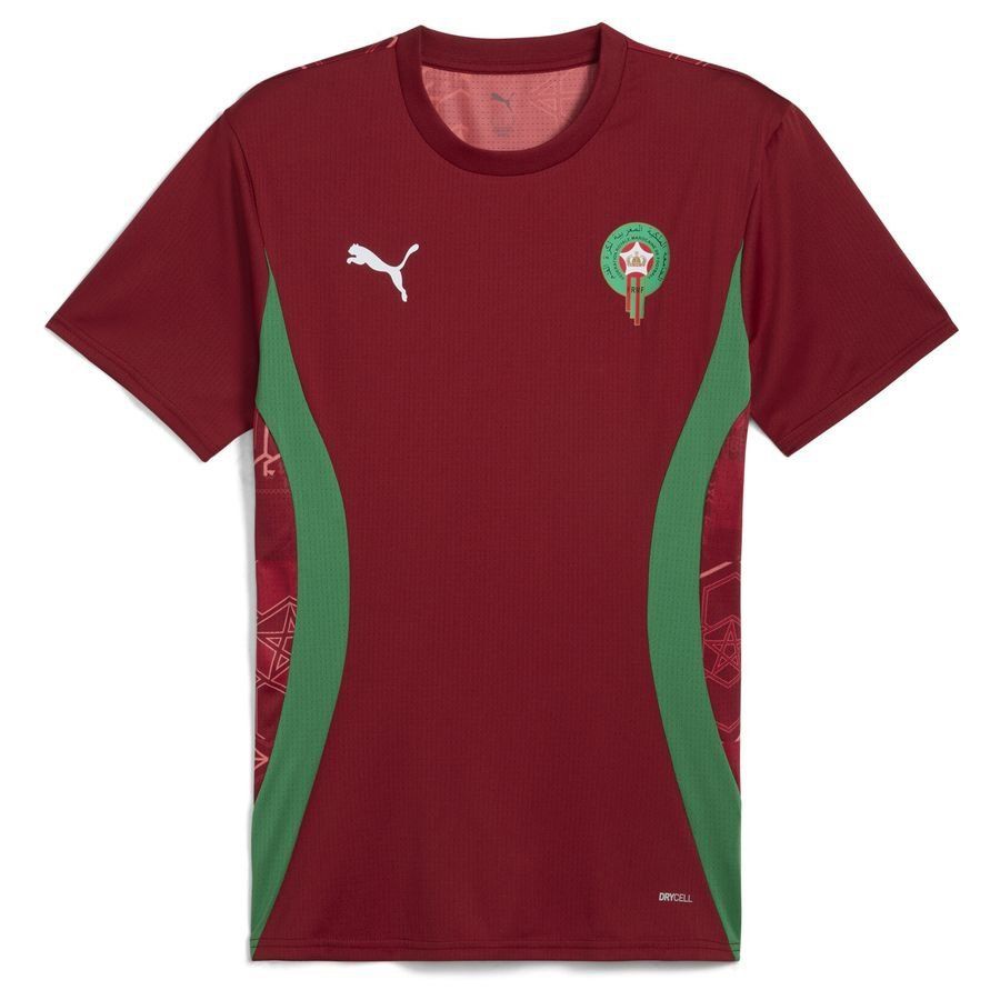 Men's Morocco 2025 Red Training Jersey