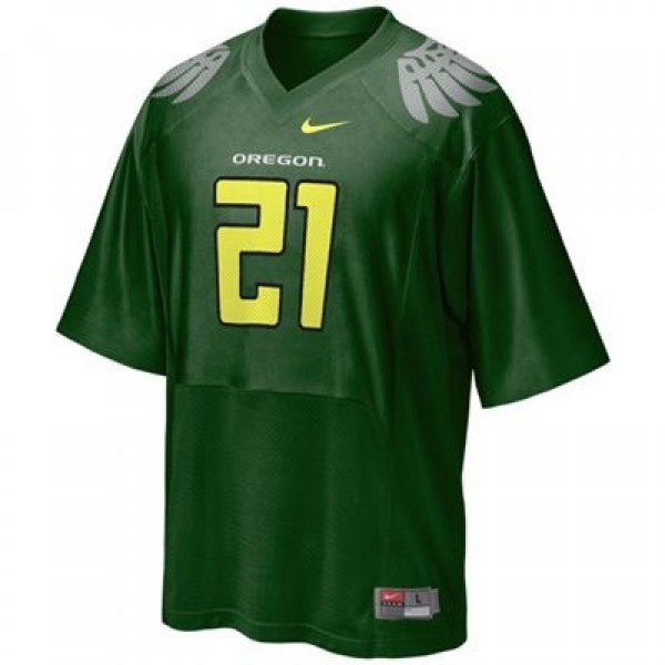 Men's Oregon Ducks Green Jersey