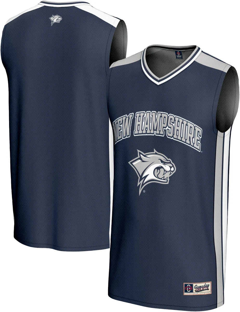 Kids' New Hampshire Wildcats Navy Jersey