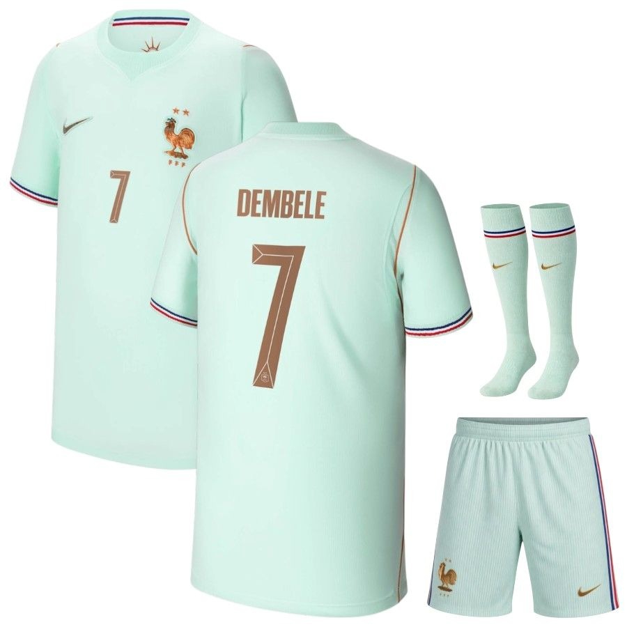 Men's France 2026 Green Away Kit