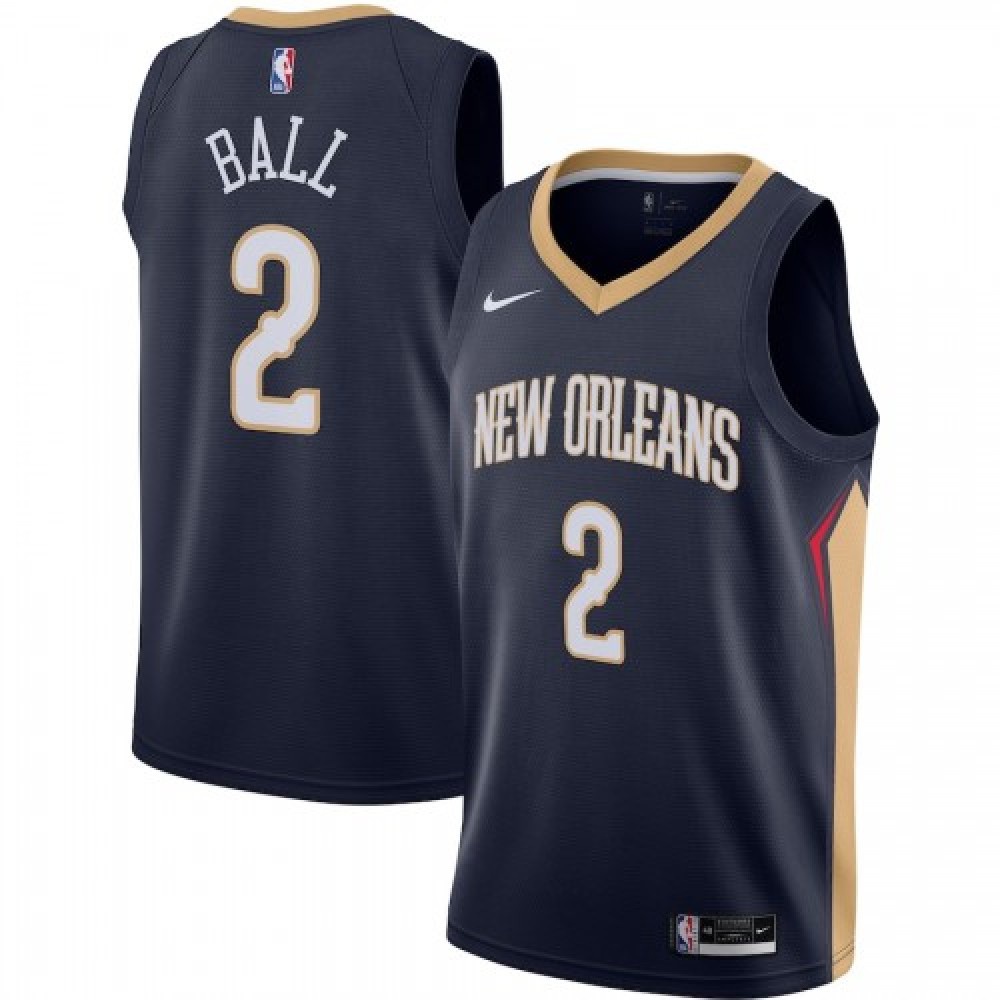 Men's New Orleans Pelicans 2020/21 Navy Icon Swingman Jersey