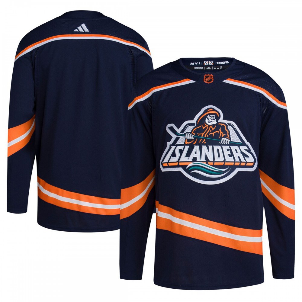 Kids' New York Islanders Navy Retro Jersey