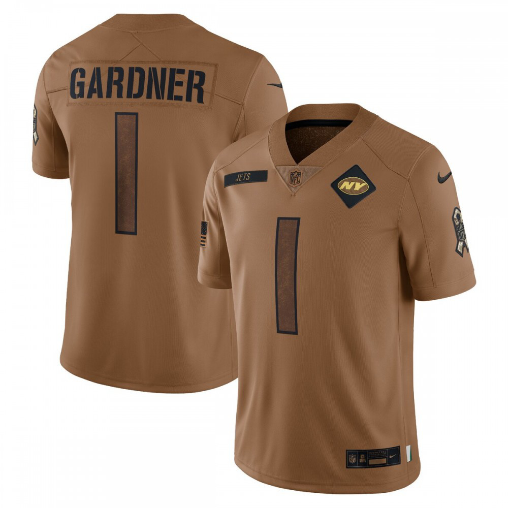 Women's New York Jets 2023 Brown Salute Limited Jersey