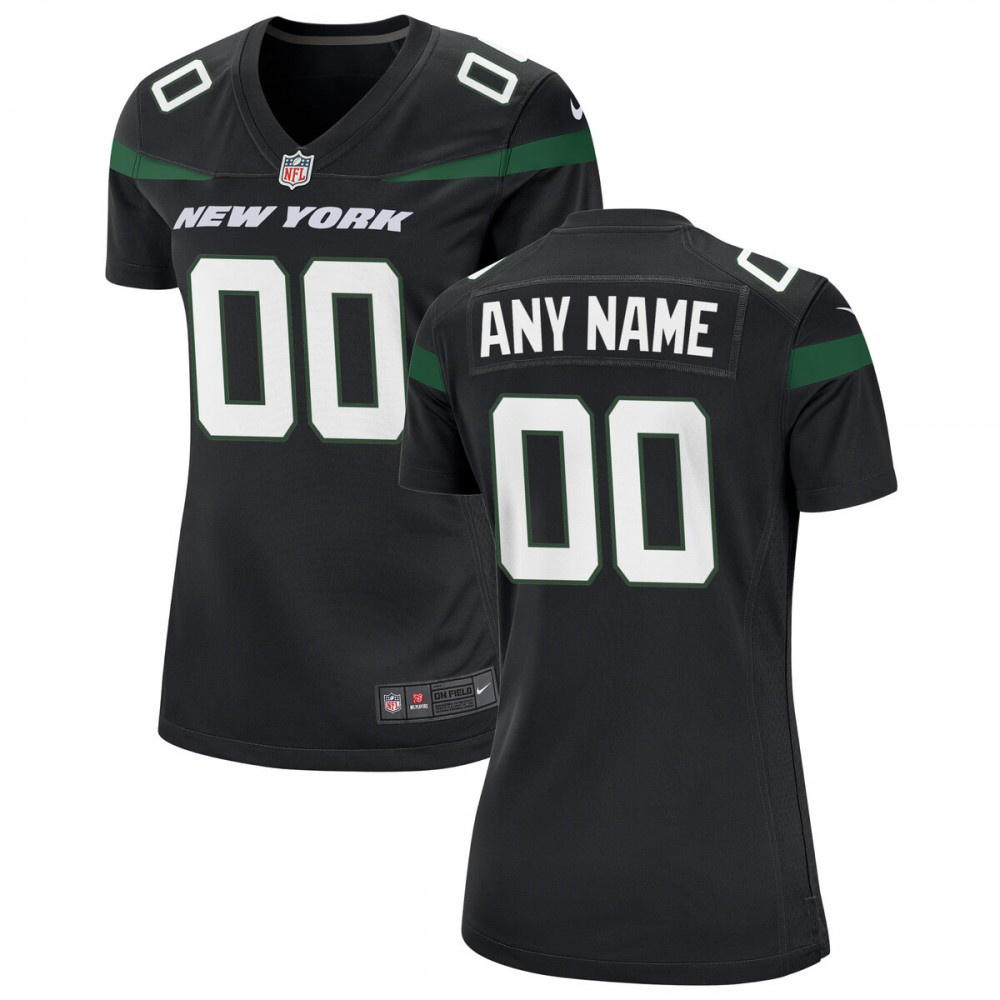 Kids' New York Jets Black Game Jersey