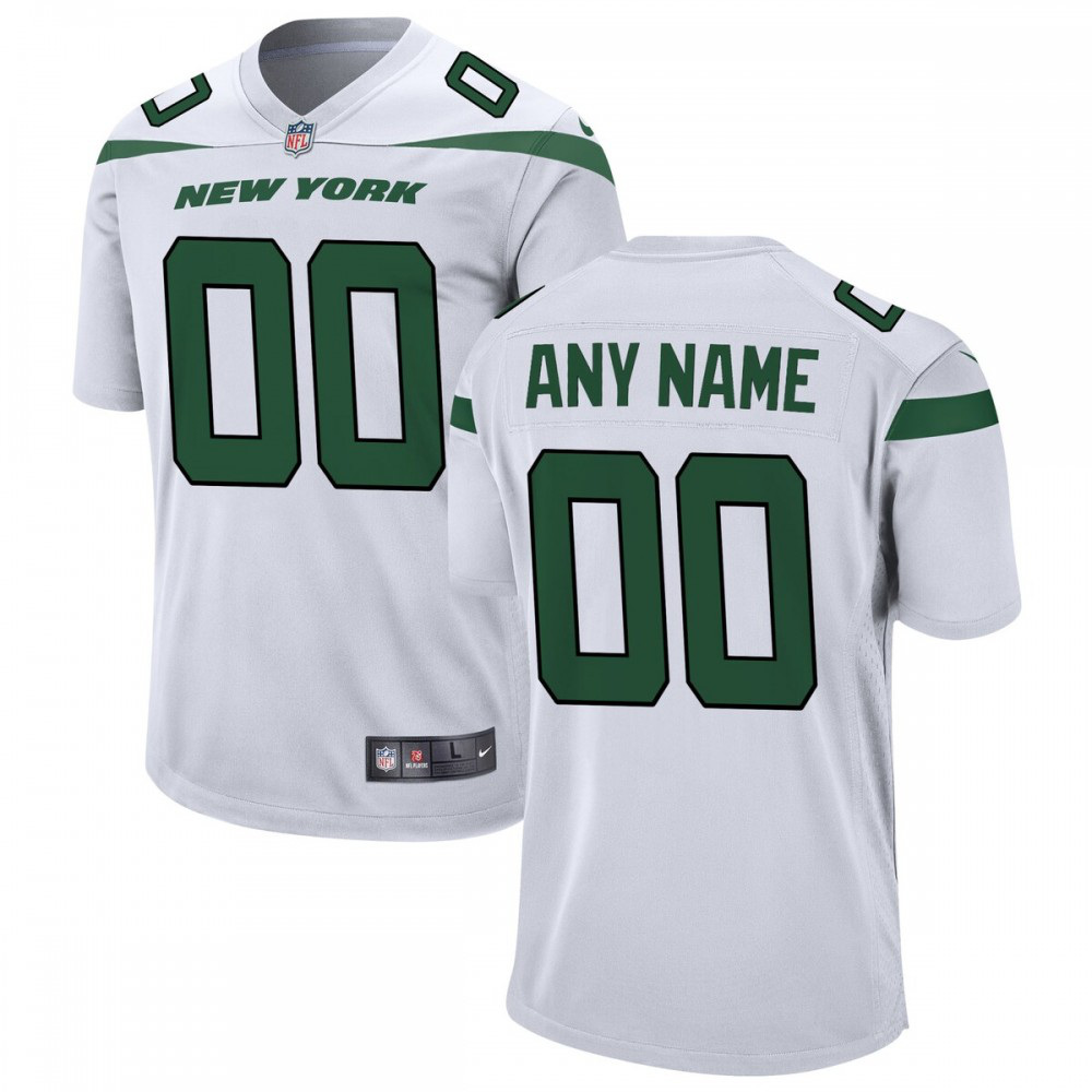 Men's New York Jets White Game Jersey