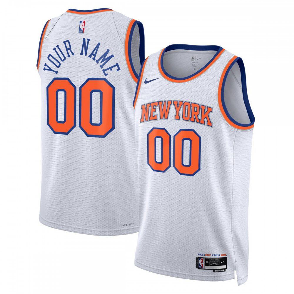 Men's New York Knicks 2022/23 White Swingman Jersey